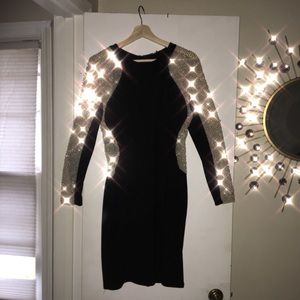 THE PERFCT RHINESTONE ENCRUSTED BLACK DRESS 🖤💎👗